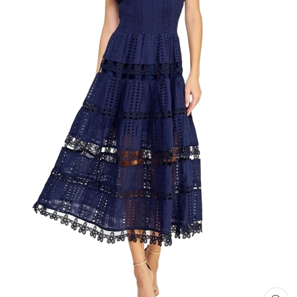 The Axella midi Dress - Navy